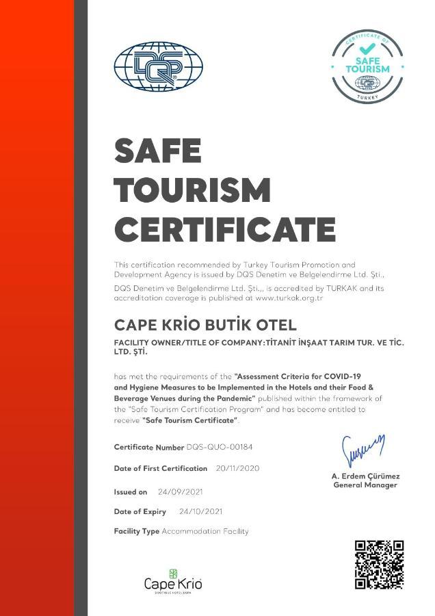 Cape Krio Boutique Hotel & Spa - Over 9 Years Old Adult Only ダッチャ エクステリア 写真